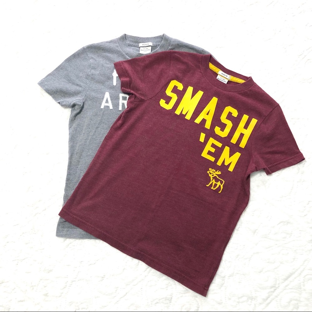 Abercrombie Kids Boys Muscle Tee Bundle (2 Pack) | Size M | EUC